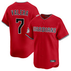 Johmsee C.Guardians #7 George Valera Player Red Limited Home Stitched Jerseys