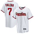 Johmsee C.Guardians #7 George Valera Player White Game Home Stitched Jerseys