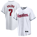 Johmsee C.Guardians #7 George Valera Player White Home Game Stitched Jerseys