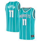 Johmsee C.Hornets #11 Cody Martin  Teal Fast Break Replica Jerseys - Icon Edition