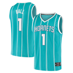 Johmsee C.Hornets #1 LaMelo Ball  Teal Fast Break Replica Jerseys - Icon Edition