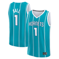 Johmsee C.Hornets #1 LaMelo Ball  Teal Fast Break Replica Player Jerseys - Icon Edition