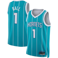 Johmsee C.Hornets #1 LaMelo Ball  Teal Swingman Jerseys - Icon Edition