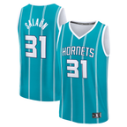 Johmsee C.Hornets #31 Tidjane Salaun  Teal 2024  Draft Fast Break Player Jerseys - Icon Edition