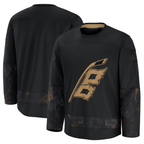 Johmsee C.Hurricanes Black 2024 Military Appreciation Practice Stitched Jerseys