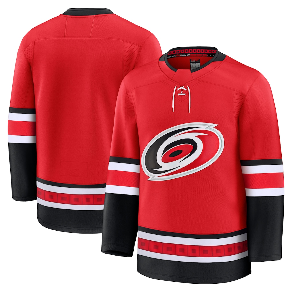 Johmsee C.Hurricanes Red Alternate Premium Stitched Jerseys