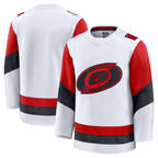 Johmsee C.Hurricanes White Away Premium Stitched Jerseys