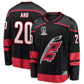 Johmsee C.Hurricanes #20 Sebastian Aho Black 2026 Stanley Cup Champions Home Breakaway Stitched Jerseys