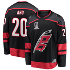 Johmsee C.Hurricanes #20 Sebastian Aho Black 2026 Stanley Cup Champions Home Breakaway Stitched Jerseys