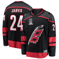 Johmsee C.Hurricanes #24 Seth Jarvis Black 2026 Stanley Cup Champions Home Breakaway Stitched Jerseys