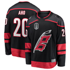 Johmsee C.Hurricanes #26 Sebastian Aho Black 2026 Stanley Cup Final Home Breakaway Stitched Jerseys