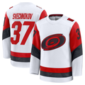 Johmsee C.Hurricanes #37 Andrei Svechnikov White Away Premium Stitched Jerseys