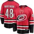 Johmsee C.Hurricanes #48 Jordan Martinook Red Alternate Breakaway Player Stitched Jerseys