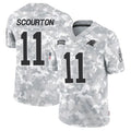 Johmsee C.Panthers #11 Nic Scourton Player Arctic Camo Salute to Service Limited Stitched Jerseys