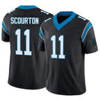 Johmsee C.Panthers #11 Nic Scourton Player Black Vapor F.U.S.E. Limited Stitched Jerseys