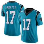 Johmsee C.Panthers #17 Xavier Legette Player Blue Vapor Untouchable Limited Game Stitched Jerseys