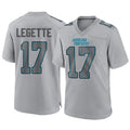 Johmsee C.Panthers #17 Xavier Legette Player Grey Atmosphere Fashion Stitched  Jerseys
