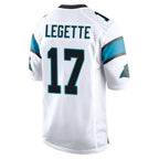 Johmsee C.Panthers #17 Xavier Legette Player White Game Stitched Jerseys