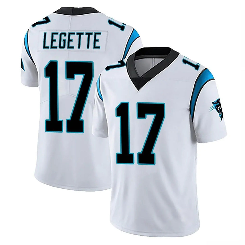 Johmsee C.Panthers #17 Xavier Legette Player White Vapor Untouchable Limited Game Stitched Jerseys