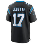 Johmsee C.Panthers #17 Xavier Legette Black 2024 First Round Pick Game Player Jersey American Stitched Jerseys