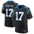 Johmsee C.Panthers #17 Xavier Legette Black 2024 First Round Pick Game Player Jersey American Stitched  Jerseys