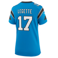 Johmsee C.Panthers #17 Xavier Legette Blue Player Game Stitched Jersey