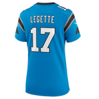 Johmsee C.Panthers #17 Xavier Legette Blue Player Game Stitched Jersey