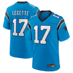 Johmsee C.Panthers #17 Xavier Legette Blue Player Jersey American Stitched Game Jerseys