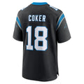 Johmsee C.Panthers #18 Jalen Coker Player Black Home Game Stitched Jerseys