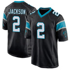 Johmsee C.Panthers #2 Mike Jackson Player Black Game Stitched Jerseys