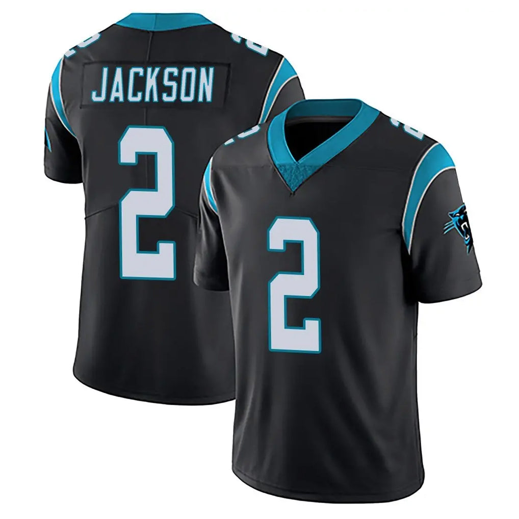 Johmsee C.Panthers #2 Mike Jackson Player Black Vapor Untouchable Limited Game Stitched Jerseys