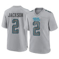 Johmsee C.Panthers #2 Mike Jackson Player Gray Atmosphere Fashion Game Stitched Jerseys