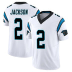 Johmsee C.Panthers #2 Mike Jackson Player White Vapor F.U.S.E. Limited Home Game Stitched Jerseys