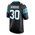 Johmsee C.Panthers #30 Chuba Hubbard Player Black Game Stitched Jerseys