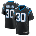 Johmsee C.Panthers #30 Chuba Hubbard Player Black Team Game Stitched Jerseys