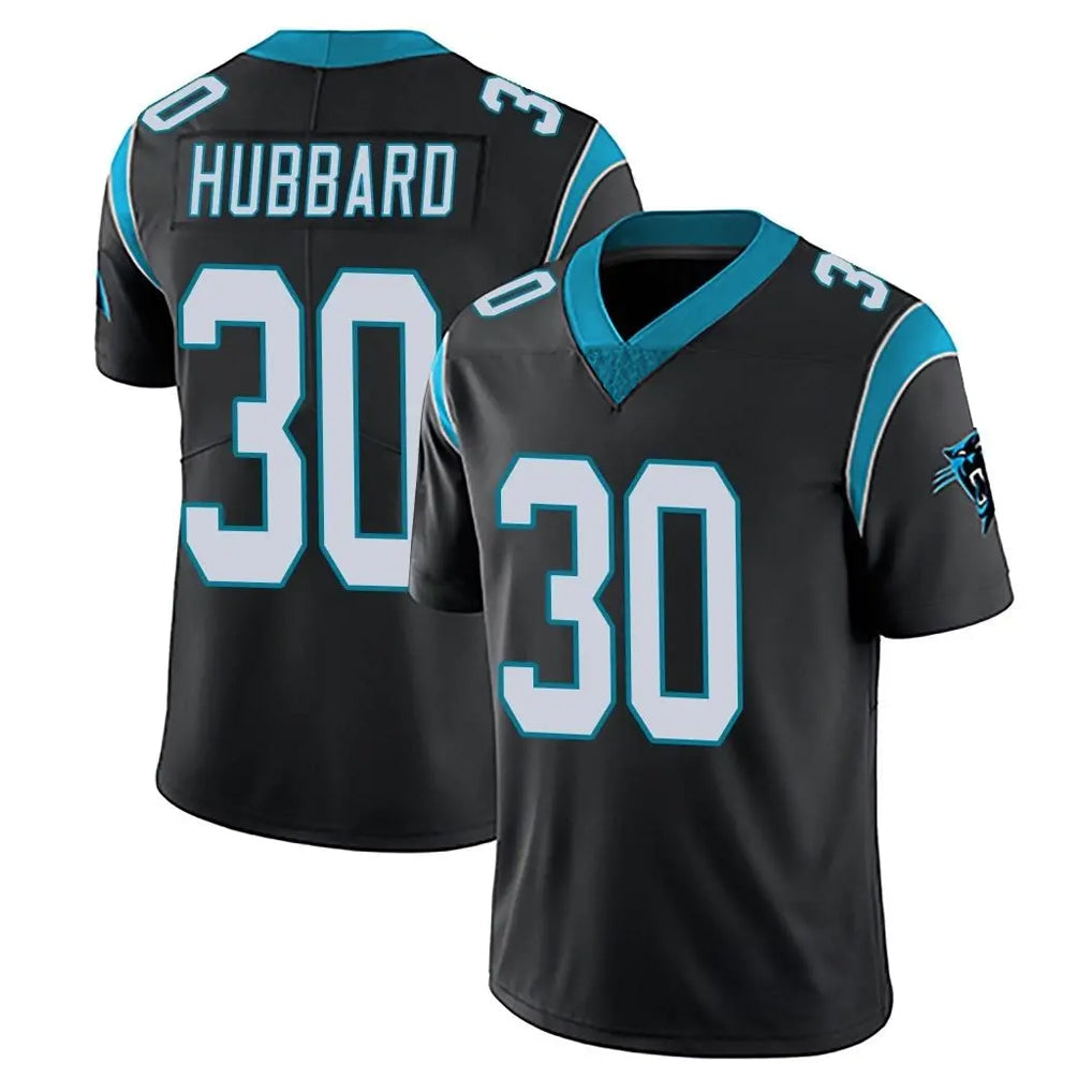 Johmsee C.Panthers #30 Chuba Hubbard Player Black Vapor Untouchable Limited Game Stitched Jerseys