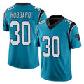 Johmsee C.Panthers #30 Chuba Hubbard Player Blue Vapor Untouchable Limited Game Stitched Jerseys