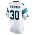 Johmsee C.Panthers #30 Chuba Hubbard Player White Game Stitched Jerseys
