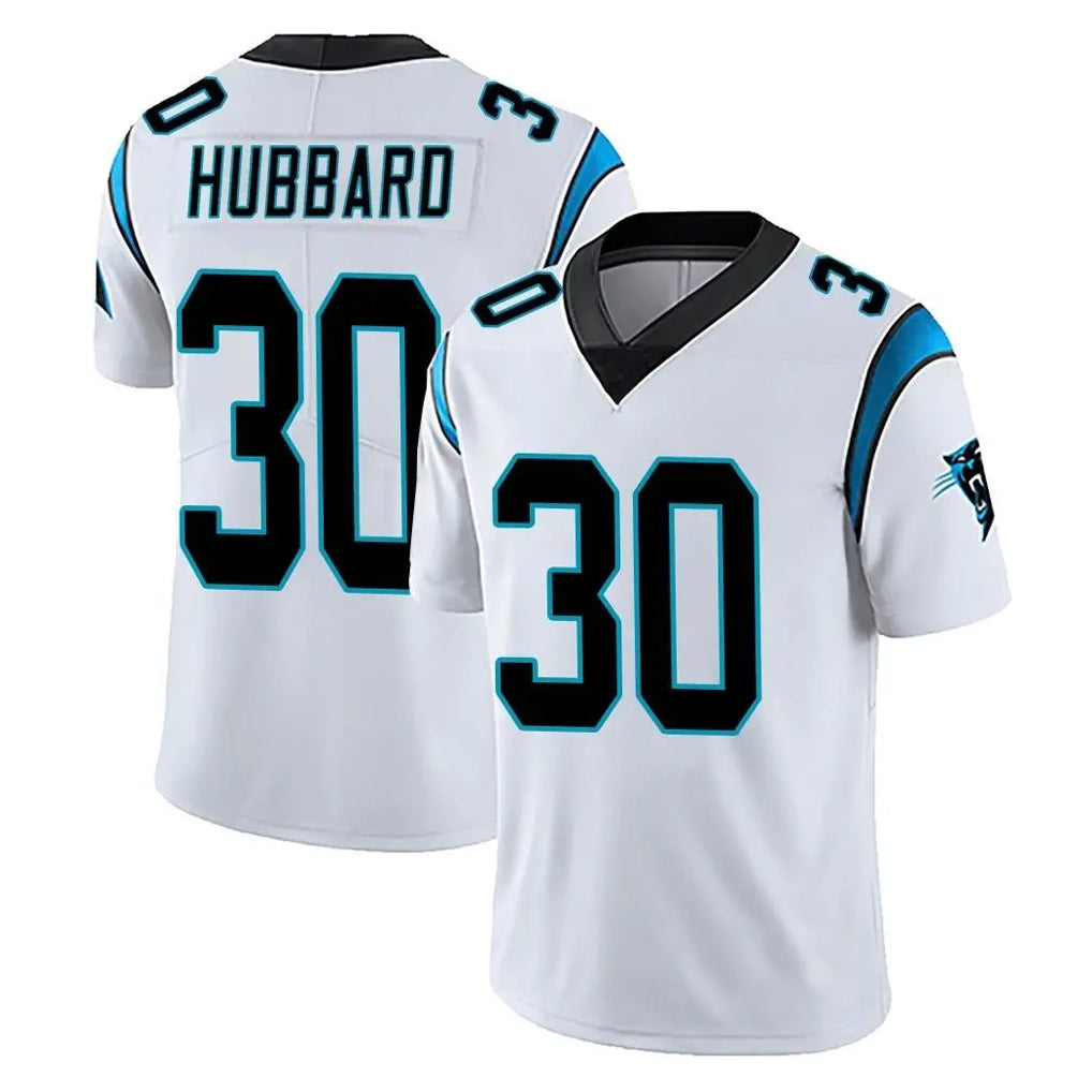 Johmsee C.Panthers #30 Chuba Hubbard Player White Vapor Untouchable Limited Game Stitched Jerseys