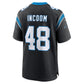 C.Panthers #48 Thomas Incoom Black Team Game Stitched American Football Jerseys