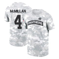 Johmsee C.Panthers #4 Tetairoa McMillan Player Arctic Camo Salute to Service T-Shirt Hoodies Stitched Jerseys