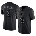 Johmsee C.Panthers #4 Tetairoa McMillan Player Black REFLECTIVE Limited Stitched Jerseys