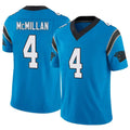 Johmsee C.Panthers #4 Tetairoa McMillan Player Blue Limited Vapor F.U.S.E. Stitched Jerseys
