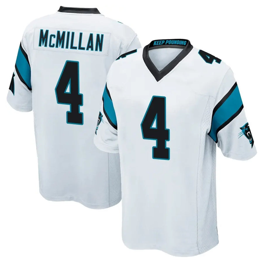 Johmsee C.Panthers #4 Tetairoa McMillan Player White Game Stitched Jerseys