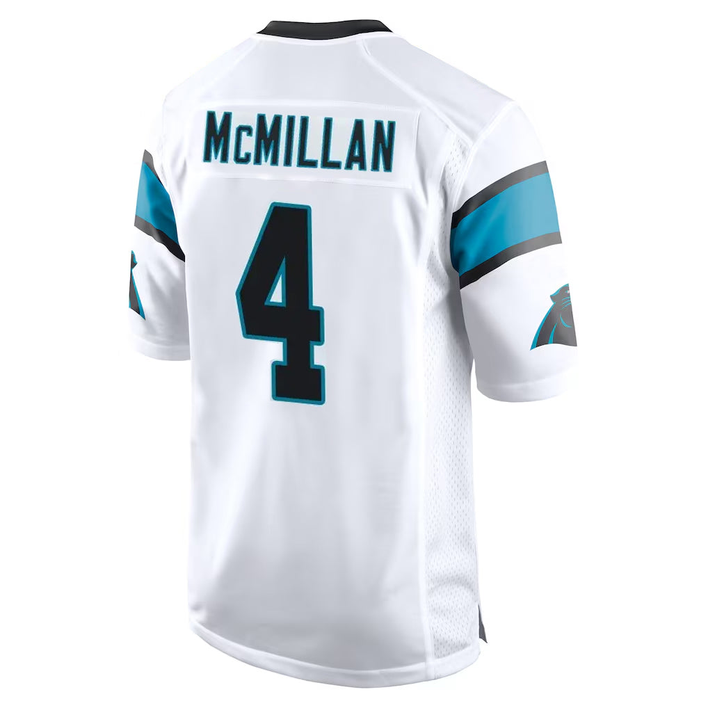 Johmsee C.Panthers #4 Tetairoa McMillan Player White Game Stitched Jerseys