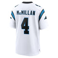 Johmsee C.Panthers #4 Tetairoa McMillan Player White Home Game Stitched Jerseys