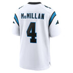Johmsee C.Panthers #4 Tetairoa McMillan Player White Home Game Stitched Jerseys