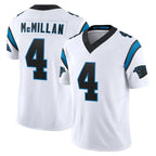 Johmsee C.Panthers #4 Tetairoa McMillan Player White Vapor F.U.S.E. Limited Home Game Stitched Jerseys