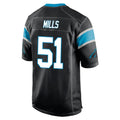 Johmsee C.Panthers #51 Sam Mills Player Black Game Stitched Jerseys