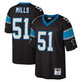 Johmsee C.Panthers #51 Sam Mills Player Black Mitchell & Ness Legacy Replica Stitched Jerseys